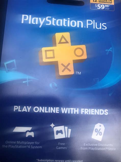 Enjoy online multiplayer, monthly games, exclusive discounts and more. PlayStation plus card ps4 for Sale in Brooklyn, NY - OfferUp