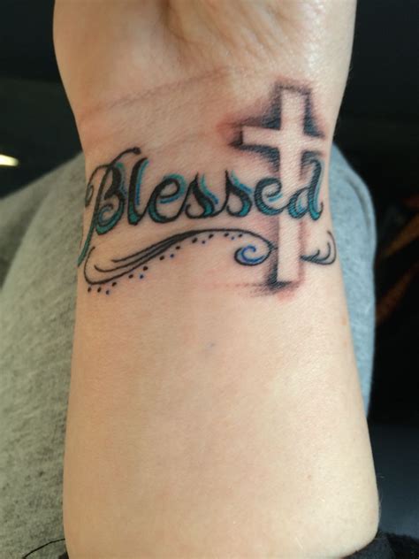 Blessed Tattoo Small Hip Tattoos Women Tattoos With Kids Names