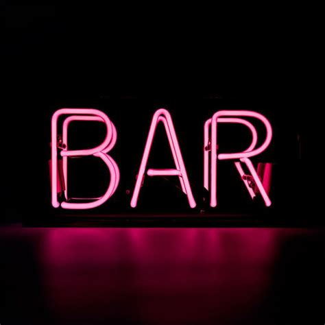 Pink Neon Bar Sign Light