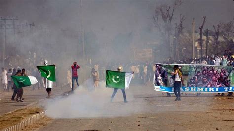 Anti India Protests Pakistani Flags Hoisted Eid Al Adha Marked By Pro