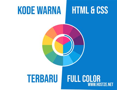 Kode Warna Html Css Terbaru Lengkap Full Color Hostze Blogger