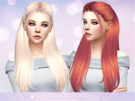 My Sims 4 Blog Hair Retexture For Females By Aveirasims