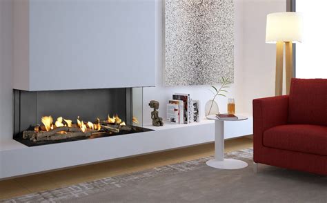 Flare Double Corner Fireplaces Linear Fireplaces Flare Fireplaces