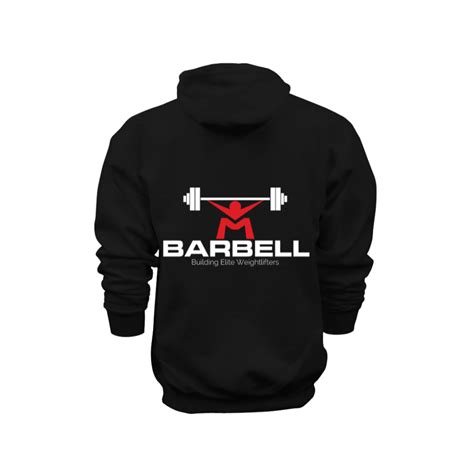 m barbell full zip hoodie weightlifting hoodie