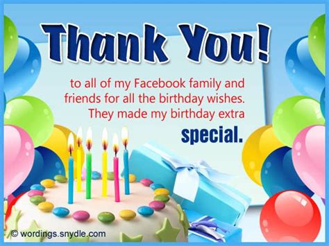 Thank you very much for all the birthday wishes. Thank You for Birthday Wishes on Facebook, Twitter ...