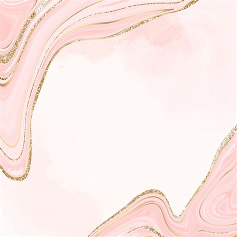 Download Premium Vector Of Gold And Pink Fluid Patterned Background