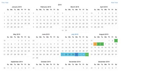 React Calendar Components Libraries Onaircode