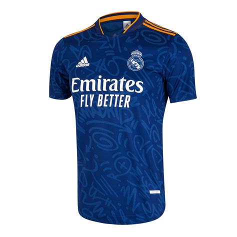 Real Madrid Mens Away Authentic Shirt 2122 Blue Real Madrid Cf Jp Shop