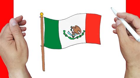 Bandera Mexicana Para Colorear
