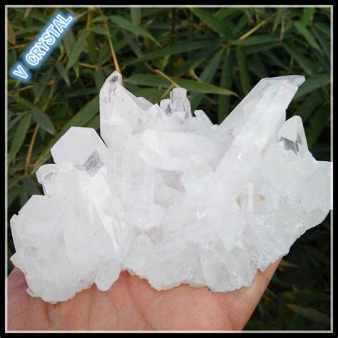 Natural Brazil Rock Quartz White Crystal Grape Clusters Mineral