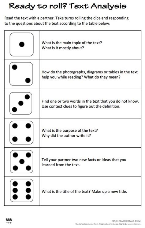 Ready To Roll 5 Ideas For Using Dice In The Classroom — Tesol Teacher