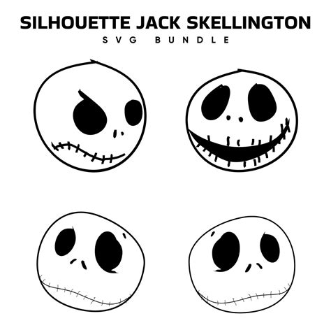 Silhouette Jack Skellington Svg Free Masterbundles
