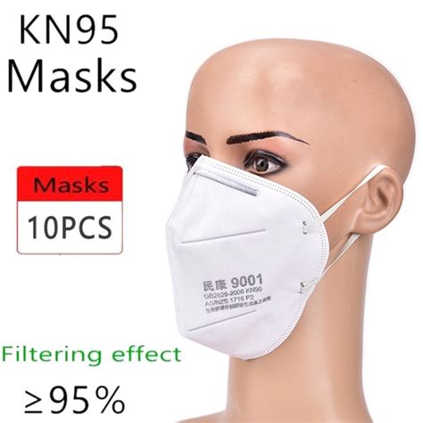 10pcs Kn95 Face Mask Dust Proof Respirator Protection Mask Wish