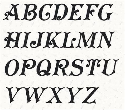 3 Inch Cursive Letter Stencils