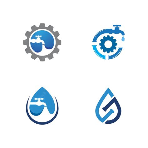 Premium Vector Plumbing Logo Vector Icon Design Illustration Template