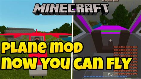 Minecraft Plane Mod You Can Now Fly Everywhere Bedrock Edition