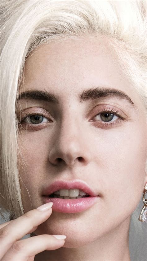 Lady Gaga Without Makeup Wallpaper K Hd Id