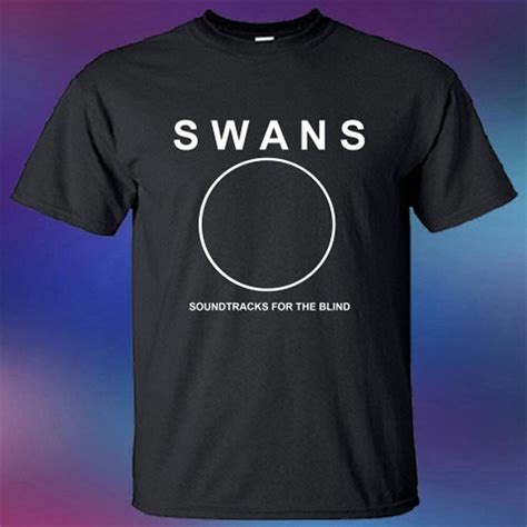 New Swans Band Rock Band Legend Album Logo Mens Black T Shirt Asian