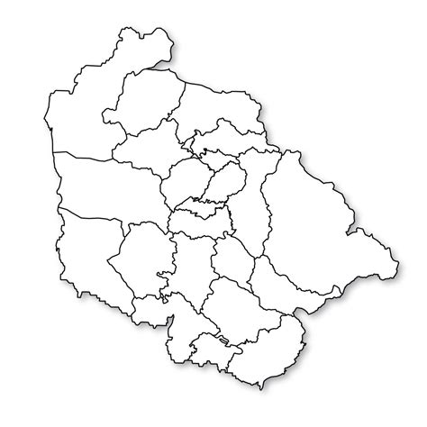 Jammu And Kashmir Outline Map Jammu And Kashmir Blank Map