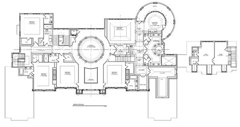 The Floor Plan For This House Is Shown In Black And White With