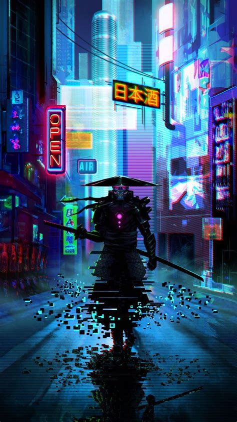 Neon Samurai Wallpapers Top Free Neon Samurai Backgrounds