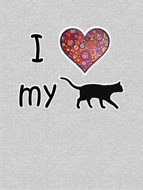 I Heart My Cat T Shirt By Gretzky Redbubble
