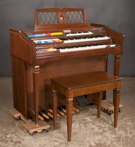 Sold Price Wurlitzer Model 555d Electric Organ In A