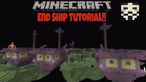 How To Build An End Ship In Minecraft Youtube