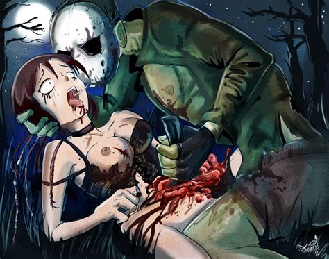 Rule 34 Female Friday The 13th Gore Guro Jason Voorhees Shadman Tagme