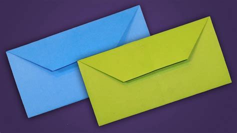 How To Make Envelope Easy Origami Paper Envelope Tutorial Without