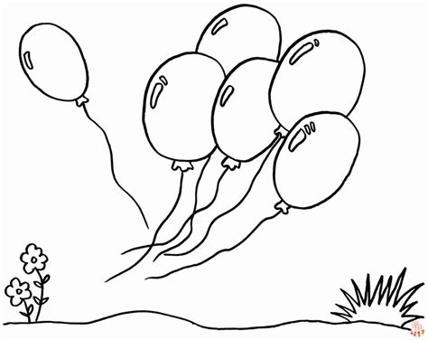 Desene Cu Baloane De Colorat Cu Copii Gbcolorare