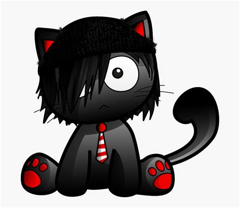 Emo Png Emo Cat Png Free Transparent Clipart Clipartkey