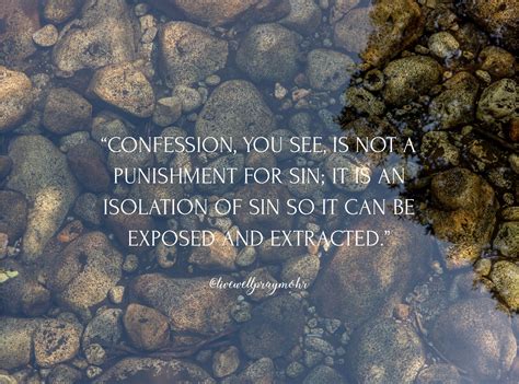 Confession Is Not A Punishment Inspirational Quotes Inspirational