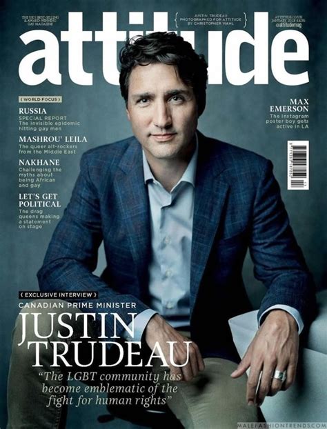 Omg Justin Trudeau Makes History As He Appears On Cover Of Attitude Magazine Omgblog