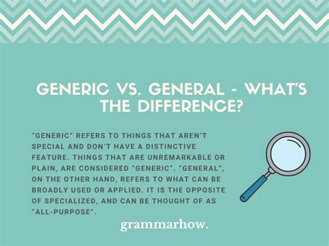 Generic Vs General Difference Explained With Examples Trendradars