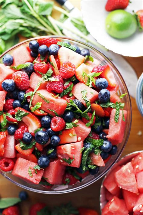 Watermelon Berry Summer Salad Yay For Food Watermelon Salad Recipes
