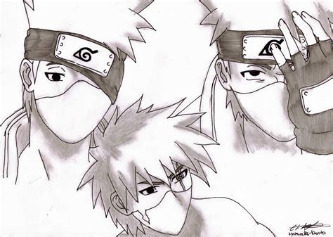 How To Draw Kakashi Sensei From Naruto ~ Drawing Tutorial Easy