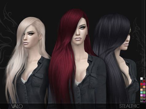 Stealthic Valo Female Hair The Sims 4 Catalog
