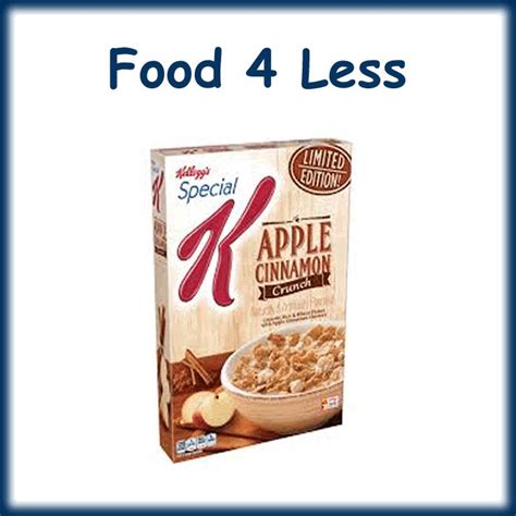 Food 4 Less Kelloggs Special K Cereal Only 099 Dealmama