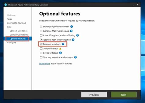 How To Enable Password Writeback On Azure Ad Connect