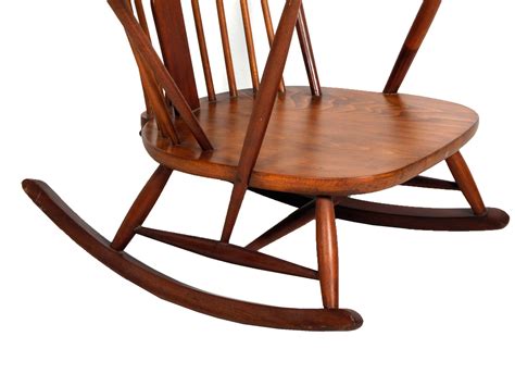 Windsor Rocking Chair Late 19th Century Ib06685 Bellamysworld