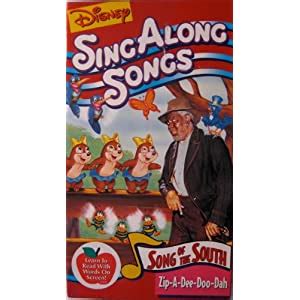 Amazon Com Disney S Sing A Long Songs Zip A Dee Doo Dah Vhs Sing