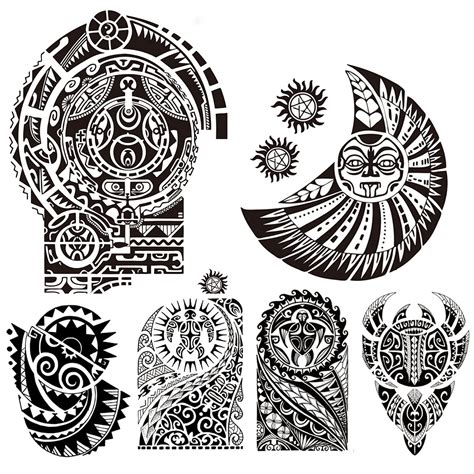 Buy Tribal Tattoos 4 Sheet Tribal Arm Tattoos And 2 Sheet Extra Large