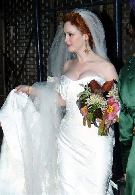 Christina Hendricks Getting Married 10 Pics