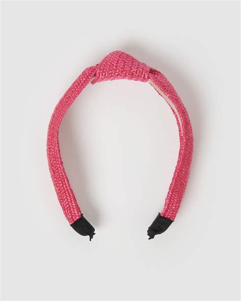Izoa Sandy Headband Hot Pink Shop Hair Accessories Headband