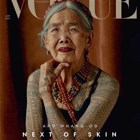 Apo Whang Od Letnia Filipi Ska Tatuatorka Na Ok Adce Vogue A