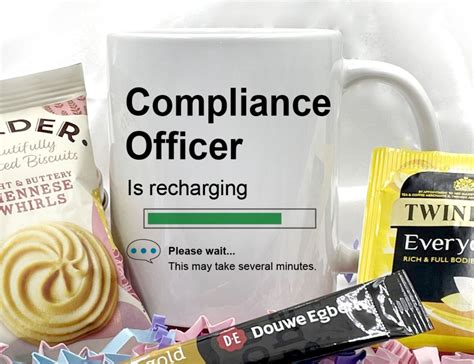 Compliance Officer Mug Compliance Officer T Funny Compliance Officer Present Includes Tea
