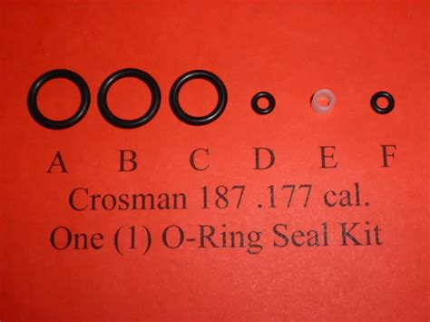 Crosman 187 One 1 Complete O Ring Seal Reseal Kit 177 Cal 1099