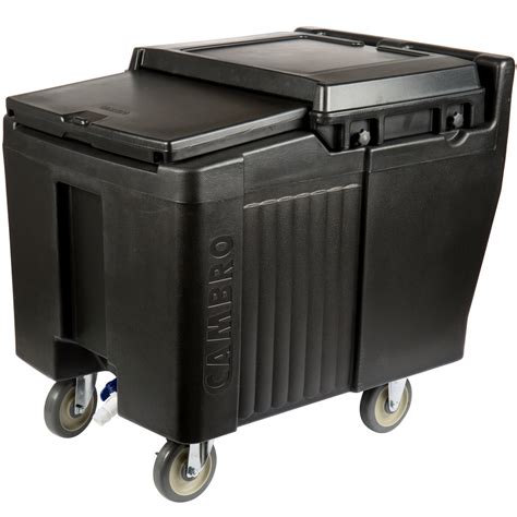 Our products are proudly manufactured in the united states from quality sae grade 304 stainless steel. Cambro ICS125L110 SlidingLid™ Black Portable Ice Bin - 125 ...