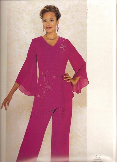 Fabulous Fuchsia Pants Suits Chiffon Evening Party Mother Of The Bride